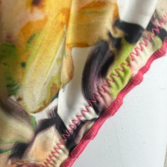 NWT Becca by Rebecca Virtue Over The Shoulder One Piece Swimsuit Size L Belt - Picture 6 of 12